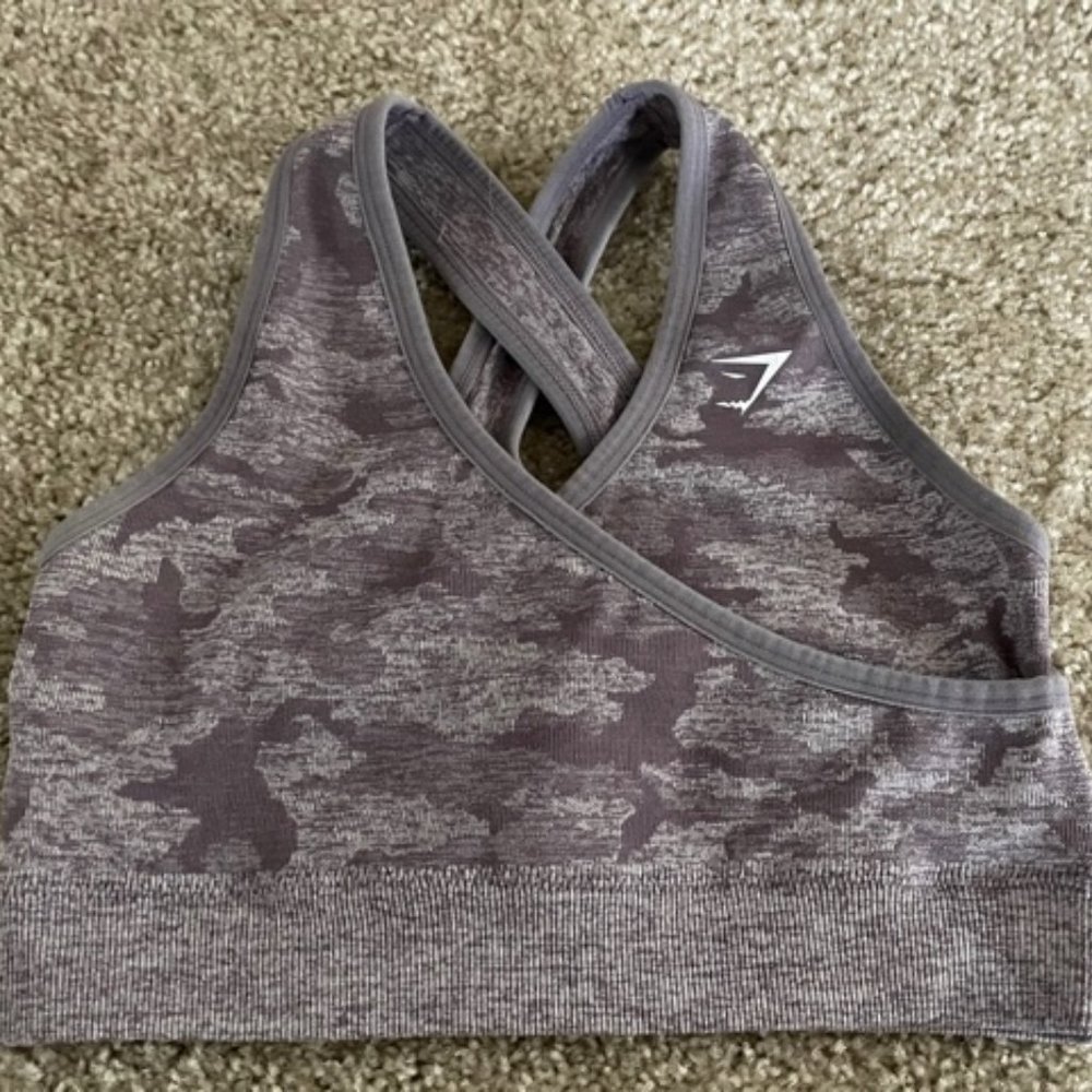 Gymshark Camo Seamless Sports Bra